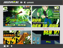 Tablet Screenshot of juegosdeben10.mx